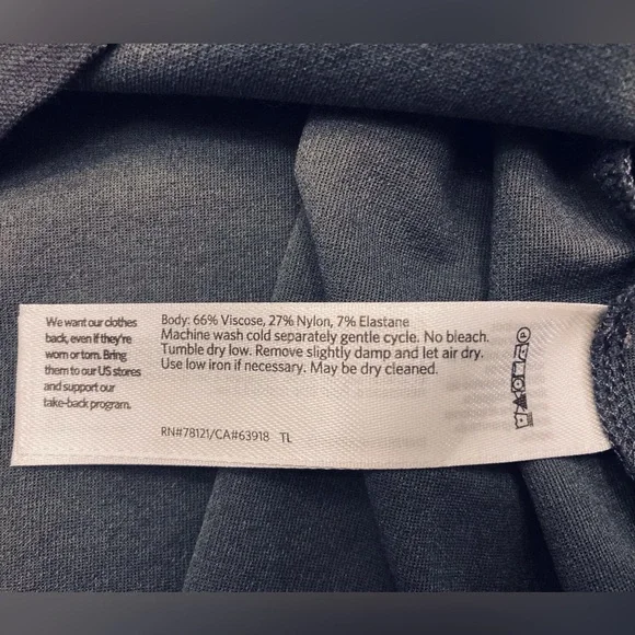 Eileen Fisher Gray Sleeveless Shift Dress Casual Lounge Career Woman Size Medium - Picture 9 of 13